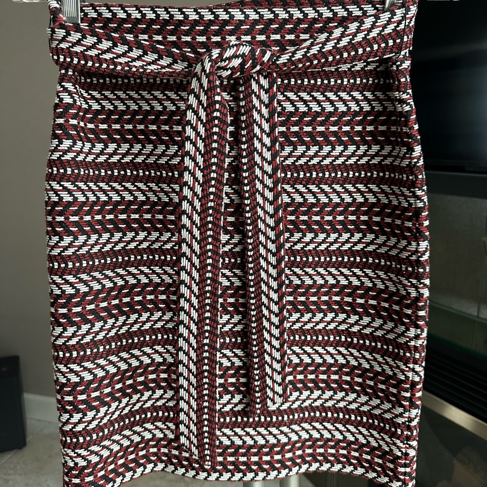 LOFT Multicolor Textured Pencil Skirt